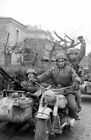 WW2 Picture Photo Italy 1943 German paratroopers in R75 with MG 34 mounted 2327