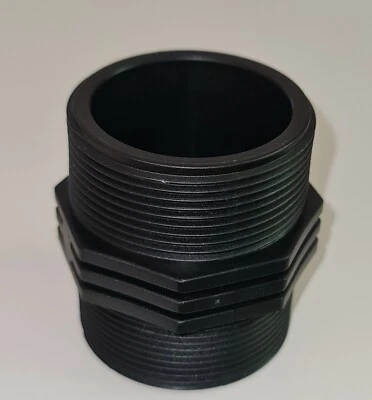 Intex Pool Schlauch Adapter Verlängerung 38mm mit 2" 2 Zoll Verbinder