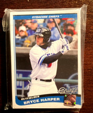 2012 Choice Syracuse Chiefs Team Set w/ Bryce Harper in original packaging
