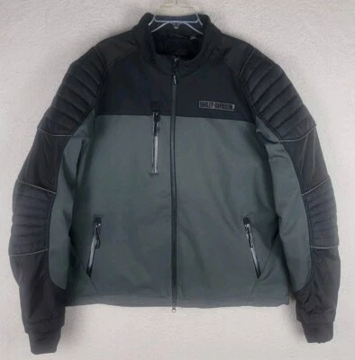 Jaqueta masculina Harley Davidson motocicleta à prova de intempéries tamanho XL - Imagem 1 de 4