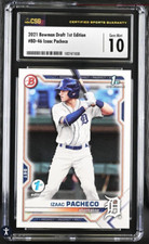2021 Bowman Draft 1st Edition Izaac Pacheco - CSG 10