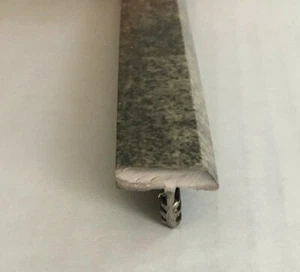 5/8" Coverage Slate Sequoia Flexible Vinyl T Molding Beveled Edge RV Boat   - Picture 1 of 5