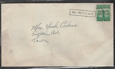 1940, #899, ! cent precancel on cover. Great usage.   - Image 1 of 3
