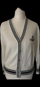 Vivienne Westwood Preppy Cardigan Wool & Silk Size S/8/10 NWT - Picture 1 of 10