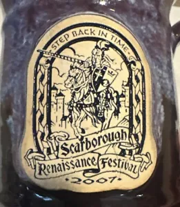 VINTAGE 2007 SCARBOROUGH FAIRE RINASCIMENTO TAZZA PIETRA TANKARD GreyFox B64 - Foto 1 di 5