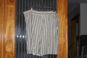 GRÖSSE 24 W/38" EHER HONIGBRAUN, ERCU & SCHWARZ ELASTISCHER BUND SHORTS - Bild 1 von 2