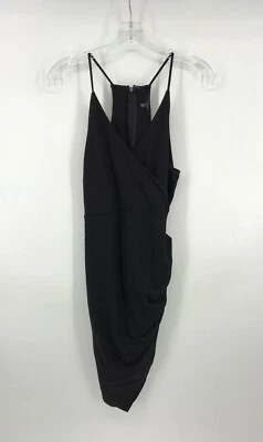 Vestido soprano talla grande para mujer negro sin mangas acanalado lateral ceñido al cuerpo usado en excelente estado Foto 1 de 2