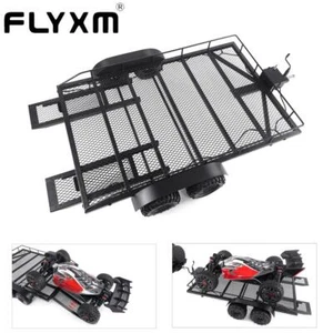 FLYXM 1PC RC Car Trailer Kit Fits For RC 1/5 1/8 1/10 Crawlers Cars Upgrades - Picture 1 of 12