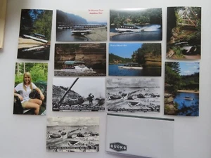 11 Vintage Postkarten Entenboote Wisconsin Dells WI #7690 - Bild 1 von 4