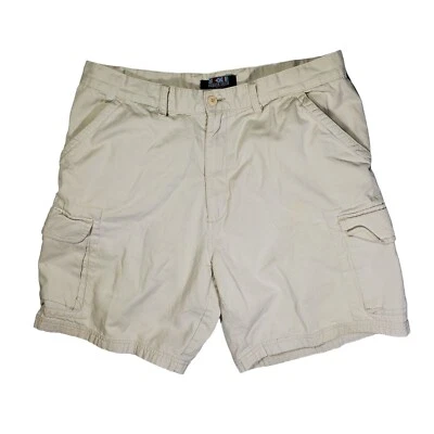 Bermuda cargo azul Marine Tech Newport masculina 38 cáqui praia acampamento viagem - Imagem 1 de 4