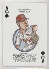 2005 Hero Decks Presents St Louis Baseball Heroes Playing Cards Chris Carpenter
