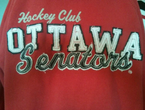 Authentic Ottawa Senators women's zippered hoodie  NHL Cover