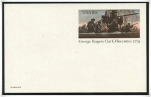 US #UX78 Unused 1979 George Rogers Clark Vincennes Ft. Sackville - Picture 1 of 1
