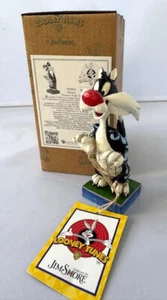 Figura de pose de personalidad Jim Shore Looney Tunes Sylvester the Cat 4054868 *NUEVA - Imagen 1 de 8