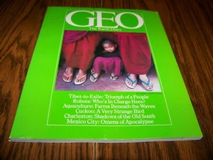 GEO Magazine 1981 Tibet-In-Exile / Robots / Charleston / Mexico City Aquaculture - Picture 1 of 9