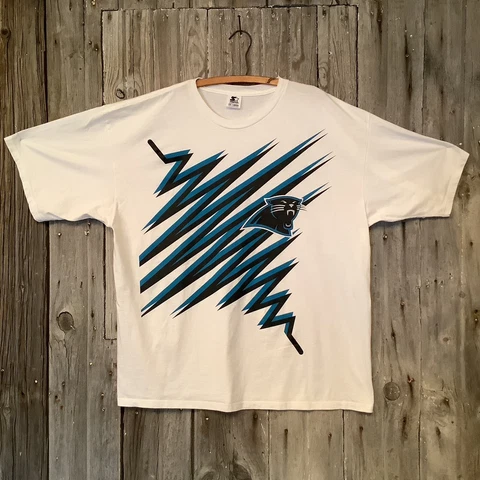 Vintage 90's Carolina Panthers NFL Starter Size XXL T-Shirt Dead-Stock Cover