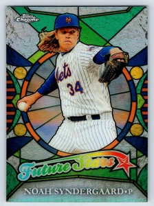 2016 Topps Chrome Noah Syndergaard FS-10 Future Stars Insert Mets Card - Picture 1 of 2