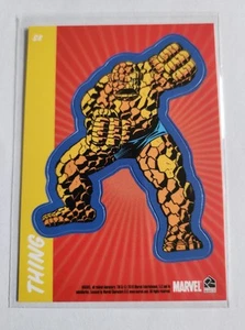70 YEARS OF MARVEL COMICS # S- 8 CARD/STICKER INSERT - THING - Picture 1 of 2