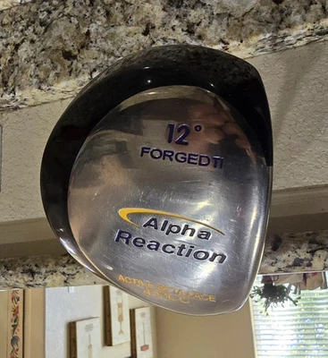 Alpha Reaction Forged Ti Active Beta Face 400CC 12° Driver - Graphite Shaft - RH - Image 1 of 4