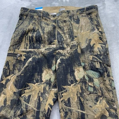 Columbia pants Mens 36x32 timberwolf camo cargo ripstop workwear hunting pattern - Image 1 of 4