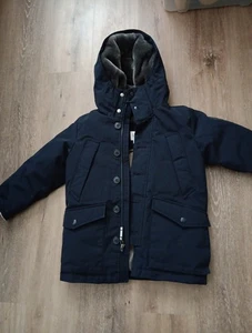 BOYS GAP PARKA FAUX FUR HOOD NWOT - Picture 1 of 6