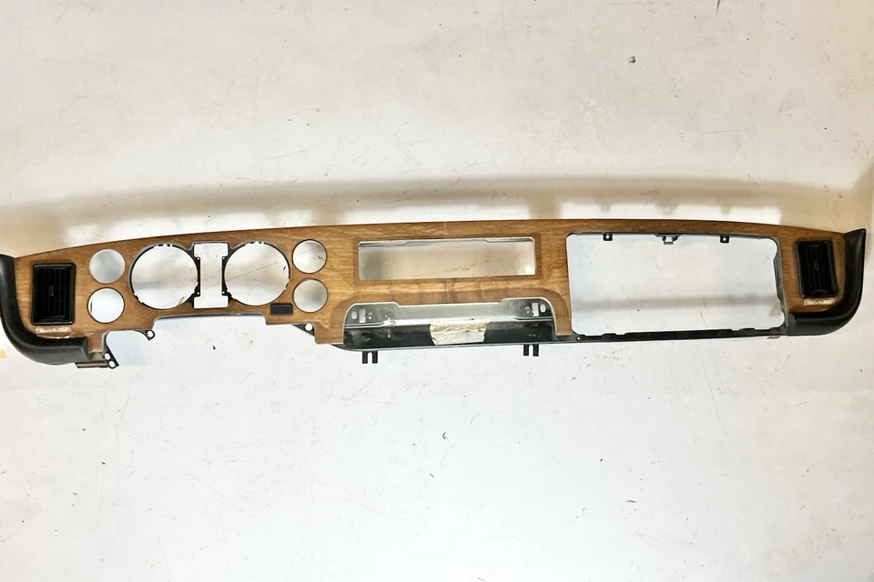 79-87 Jaguar XJ6 XJ12 Serie 3 Salpicadero Panel Madera Borde Foto 1 de 4