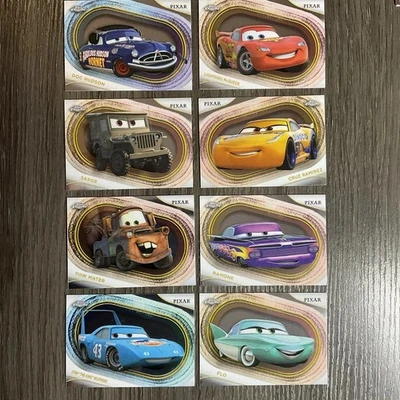 Juego de películas (8) tarjetas de Disney Cars cromadas Topps 2025 Foto 1 de 2