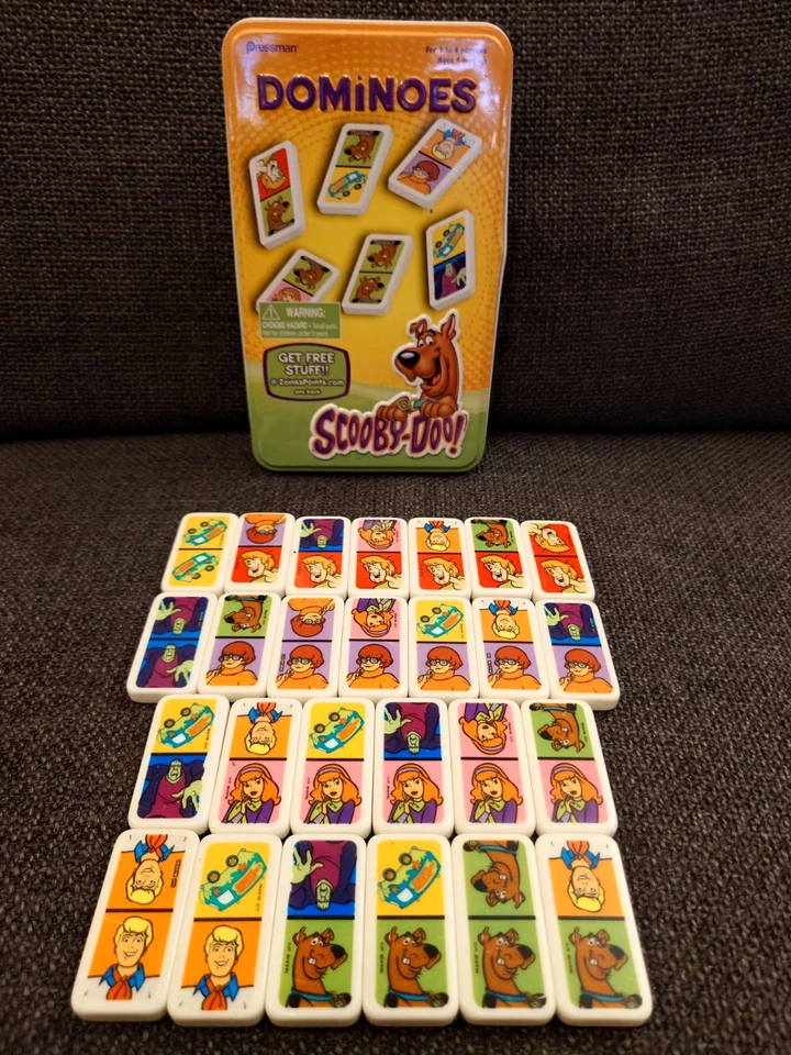 Scooby Doo Dominoes By Pressman In A Tin - Image 1 of 4