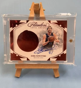 2023-24 Panini Perfetto Dirk Nowitzki Mavericks Grandi Leali Rubino Auto #08/15 - Foto 1 di 2