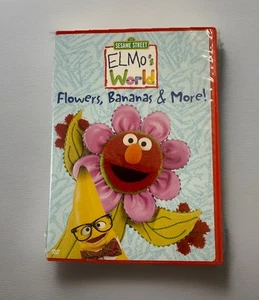 Elmo’s World Flowers, Bananas & More! DVD 2000 NTSC R,1,3,4,5,6 LNC Vintage - Picture 1 of 5