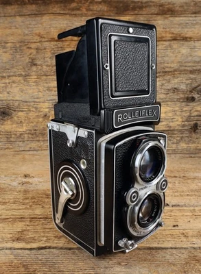Câmera Rolleiflex TLR 120mm Vintage - Imagem 1 de 4