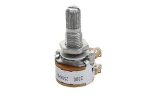 Metric B250K Balance Blend w/ Center Detent Split Shaft Pot Coarse Spline - Picture 1 of 2