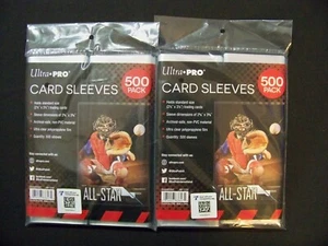 1,000 ULTRA PRO Soft Penny Sleeves Standard Trading Card Protective Holders Pack - Picture 1 of 2