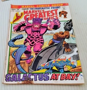 Marvels Greatest Comics #36 (1972) primera aplicación completa Galactus - Imagen 1 de 1