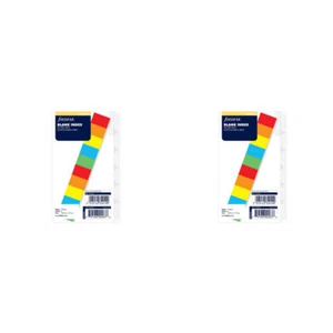 2x 6pc Filofax 17cm Blank Index Marker Label/Note Personal Organiser Accessory - Picture 1 of 2