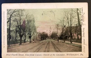 1906 Williamsport PA Church of the Covenant Pennsylvania Postcard Vintage - Picture 1 of 2