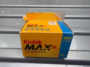 KODAK MAX VERSATILITY 400 FILM, 24 EXP, NEW & SEALED, 35MM - Picture 1 of 5