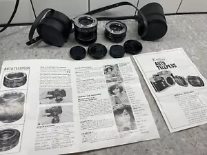 Kenko CF Auto TelePlus 2X & 3X Converter Lenses w/ Case Japan for 35mm Camera - Picture 1 of 8