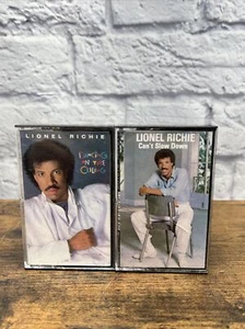 Vintage Lionel Richie Cassette Tape Set Dancing On The Ceiling Can't Slow Down - Picture 1 of 9