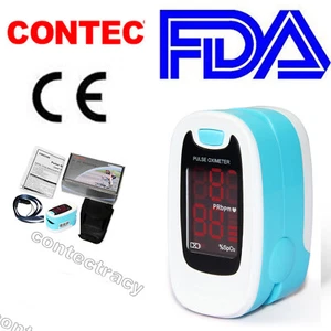 Promotion FDA CE LED Oximeter Finger Pulse Blood Oxygen SpO2 PR Oximetro Monitor - Picture 1 of 12