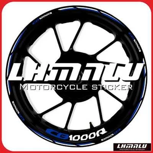 For HONDA CB1000R CB 1000R RIM Stickers Waterproof Wheel Reflective Decal - Foto 1 di 48
