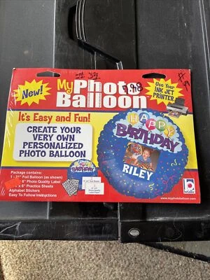 ¡Feliz cumpleaños 21"" globo de aluminio Mylar! Globo Mi Fotográfico/Personalizar/¡NUEVO! Foto 1 de 4