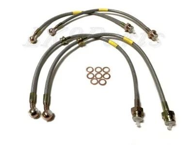 Land Rover Discovery 2 II 99-04 STD Stainless Steel Braided Hose Set TF610 - Image 1 of 3