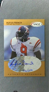 Autógrafo Sage 1999 bronce #A19 Rufus francés #'d 346/650 - Imagen 1 de 2