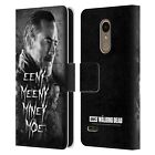 Official Amc The Walking Dead Negan Leather Book Wallet Case For Lg Phones 1