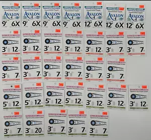 32 Confezioni Avalon Leaders Fluorocarbonio Conico Pre-Looped Poly-On-Mono Oncore - Foto 1 di 17