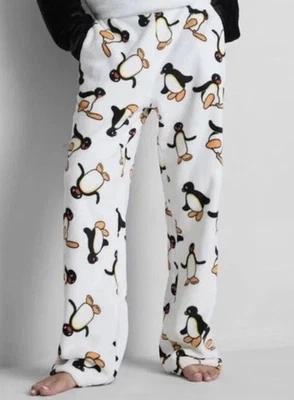 PRIMARK PINGU Plush women’s pyjamas fluffy bottoms OR the four moot top Not A Set