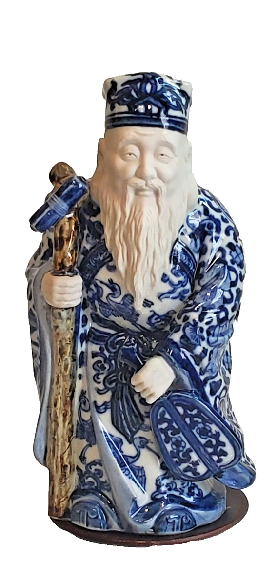 陶瓷棕色日本古董雕像| eBay