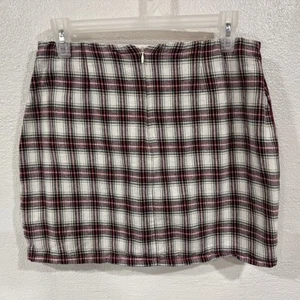 Art Class Skirt Girls XL 14/16 Plaid Red Black White Buckle Mini School Uniform - Picture 1 of 8