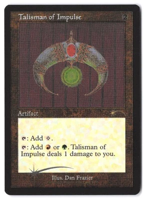 Talisman of Impulse (Retro Frame) (Foil Etched) 1055 SLD MTG NM - Image 1 of 2